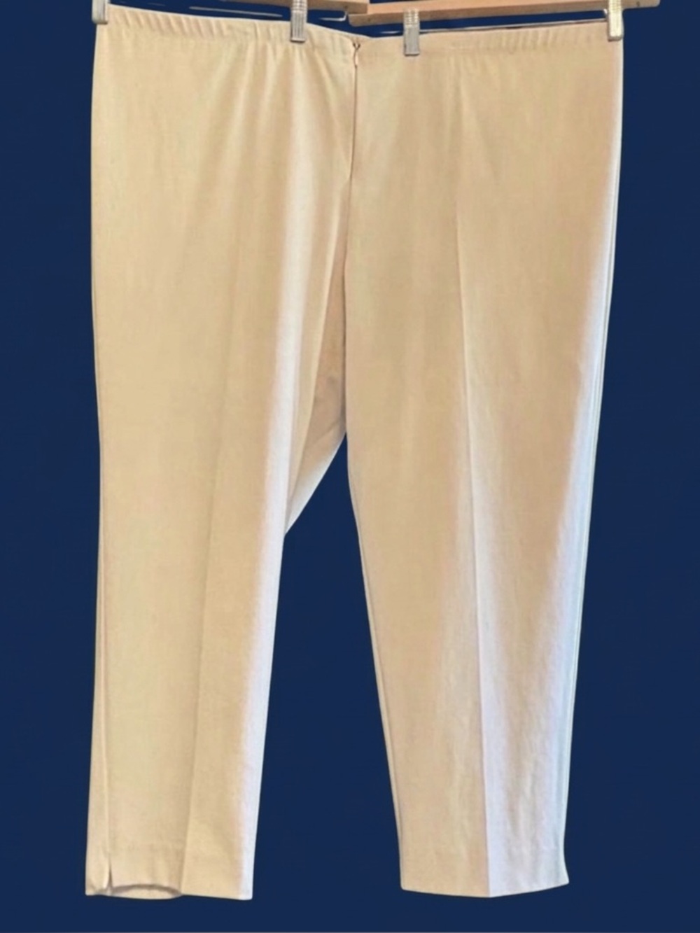 Karen Kane Cream Trousers Women's Size 22w Straight Leg Pants